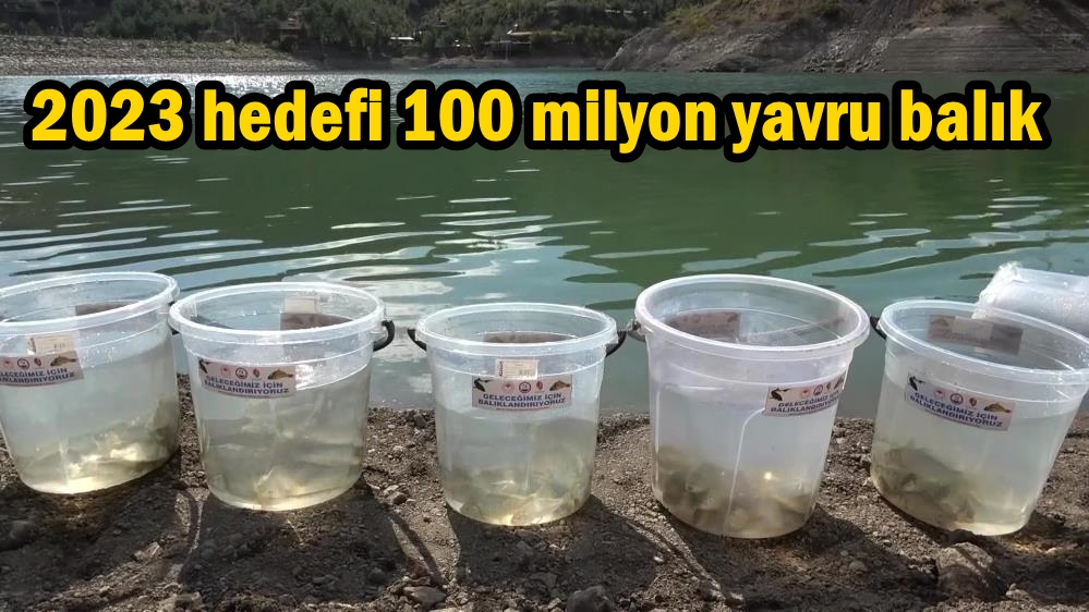 2023 de 100. YILI DOLAYISIYLA 100 MİLYON BALIK