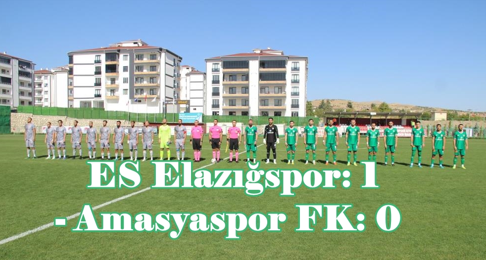 TFF 3. Lig: ES Elazığspor: 1 - Amasyaspor FK: 0