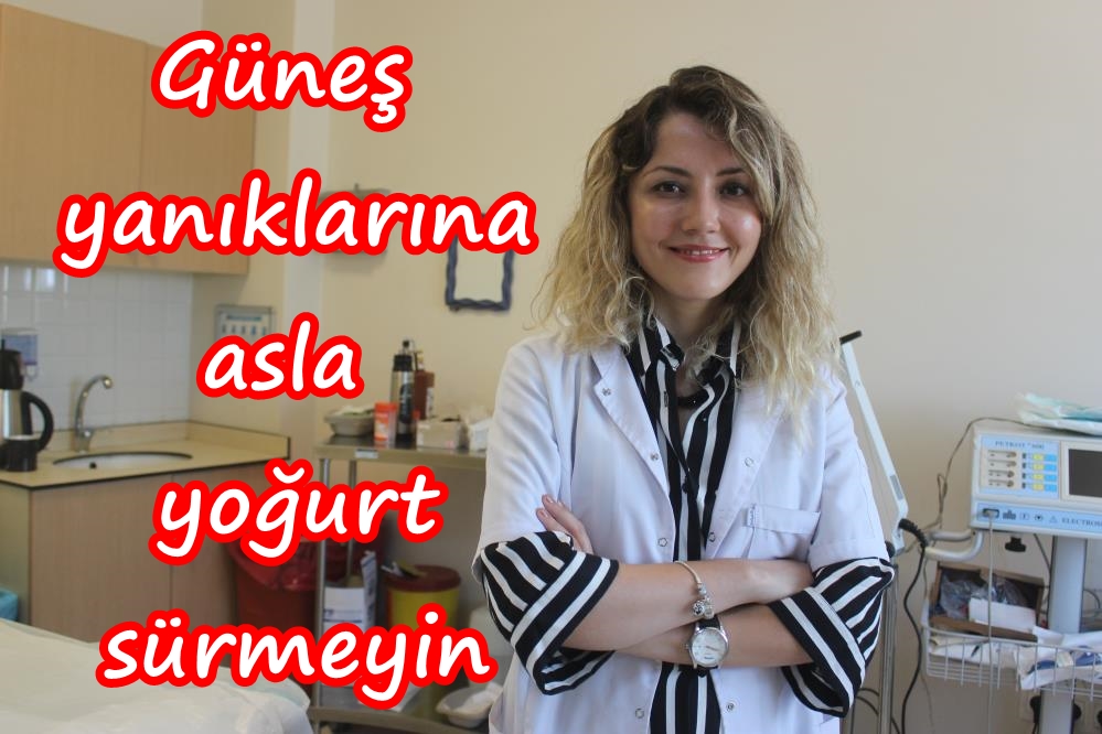 Güneş yanıklarına asla yoğurt sürmeyin