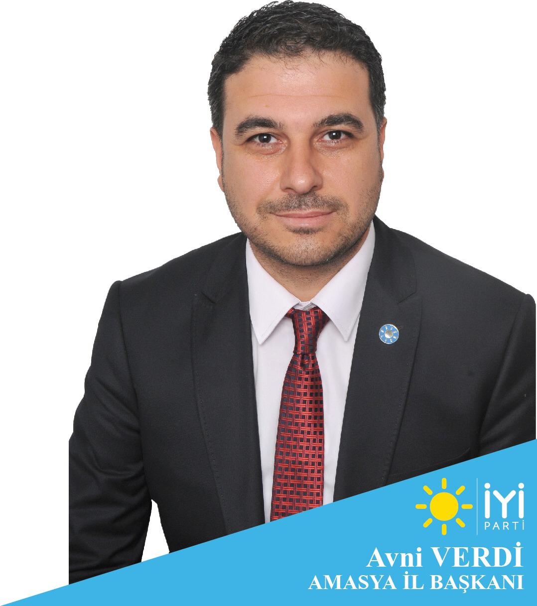 Amasya İYİ PARTİ İl Başkanı Avni Verdi  Kurban Bayramı dolayısıyla mesajı