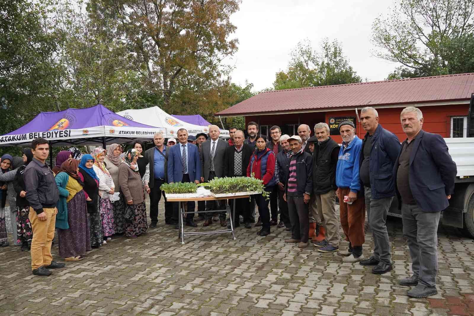 Atakum’dan üreticiye 40 bin adet sebze fidesi