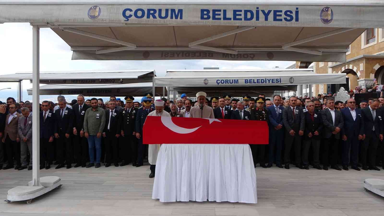 Çorumlu şehit son yolculuğuna uğurlandı