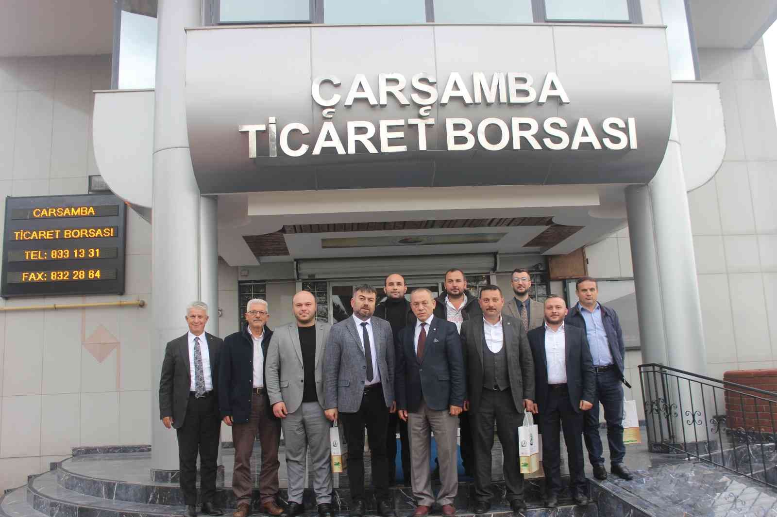 ÇTB Meclis Başkanı Toraman, Çarşamba Bakkallar Odasını ağırladı