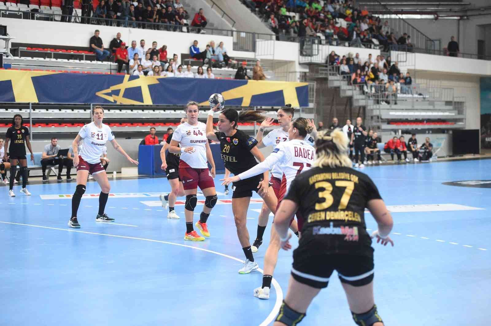 EHF Kadınlar Şampiyonlar Ligi: Kastamonu Belediyespor: 26 - Rapid Bükreş: 33