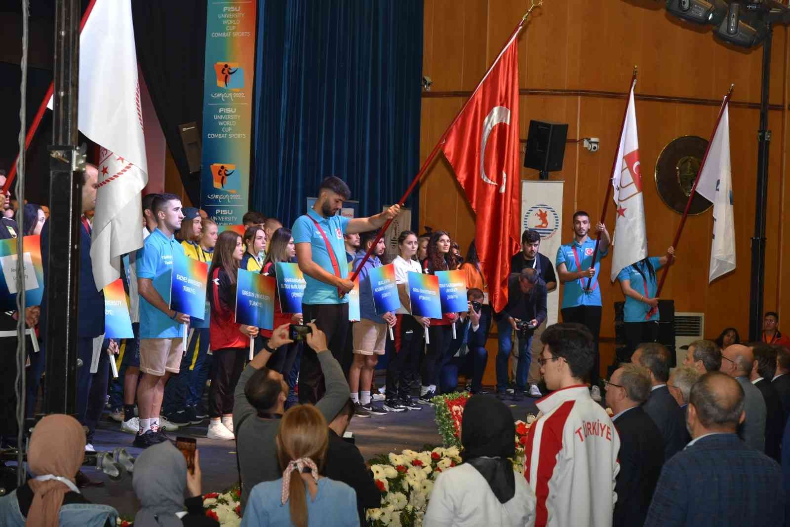 FISU Üniversiteler Dünya Kupası Dövüş Sporları Seremonisi